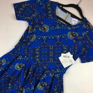 LuLaRoe Amelia Knee Length Dress In Size Small